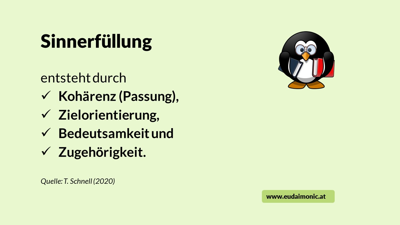 Sinnerfüllung Definition